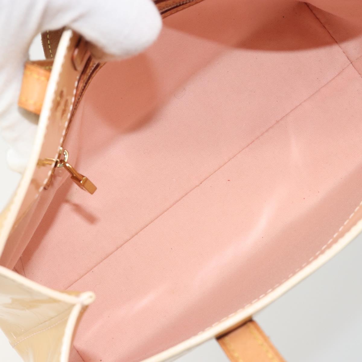 LOUIS VUITTON Monogram Vernis Reade PM Bag Marshmallow Pink M91306 Auth ep15176