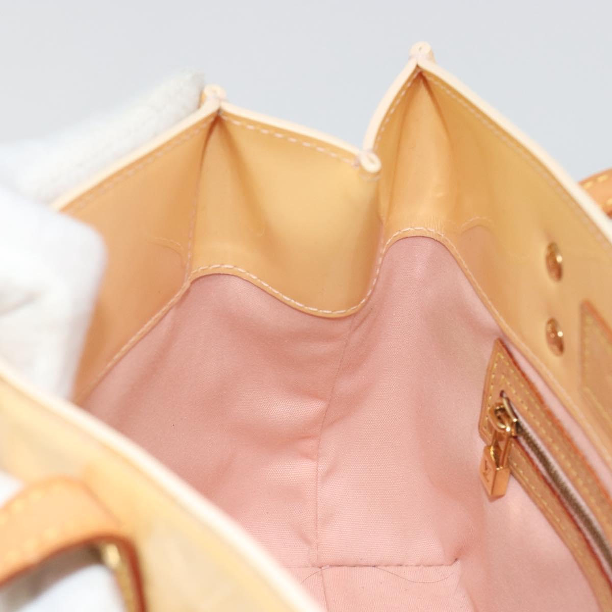 LOUIS VUITTON Monogram Vernis Reade PM Bag Marshmallow Pink M91306 Auth ep15176