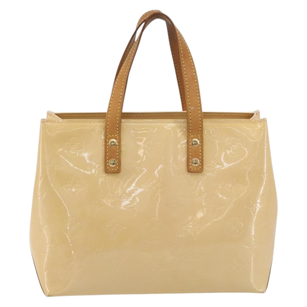 LOUIS VUITTON Monogram Vernis Reade PM Bag Marshmallow Pink M91306 Auth ep15176