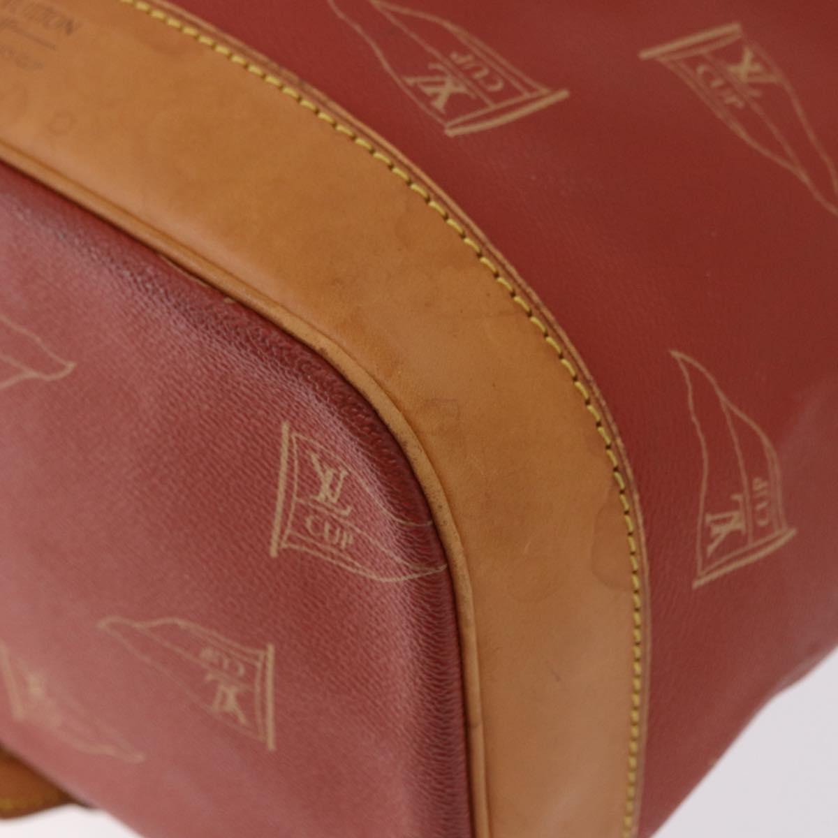 LOUIS VUITTON LV Cup Saint Tropez Shoulder Bag Red M80026 LV Auth ep15178