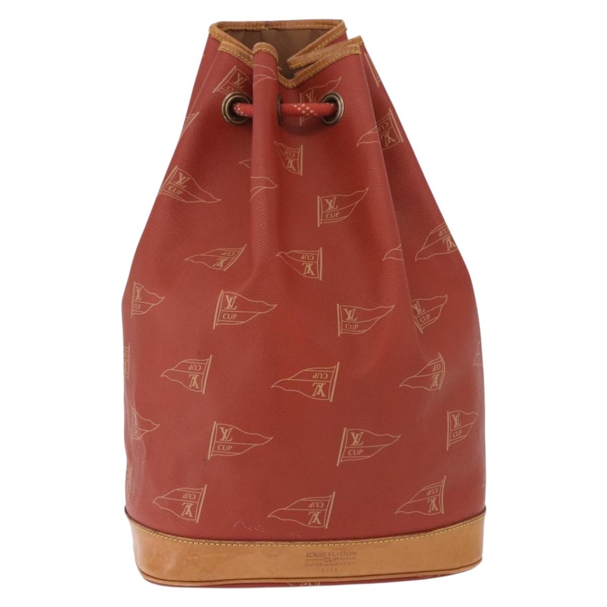LOUIS VUITTON LV Cup Saint Tropez Shoulder Bag Red M80026 LV Auth ep15178
