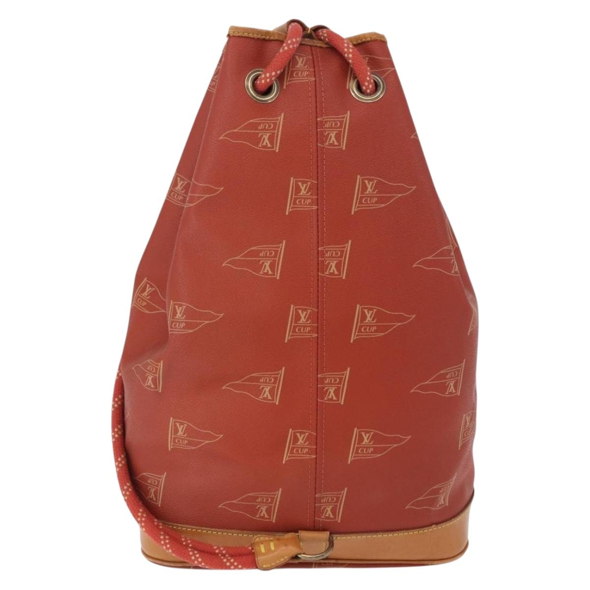 LOUIS VUITTON LV Cup Saint Tropez Shoulder Bag Red M80026 LV Auth ep15178