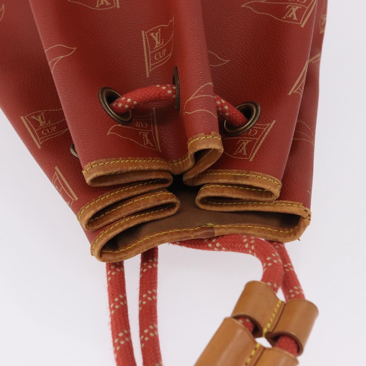LOUIS VUITTON LV Cup Saint Tropez Shoulder Bag Red M80026 LV Auth ep15178
