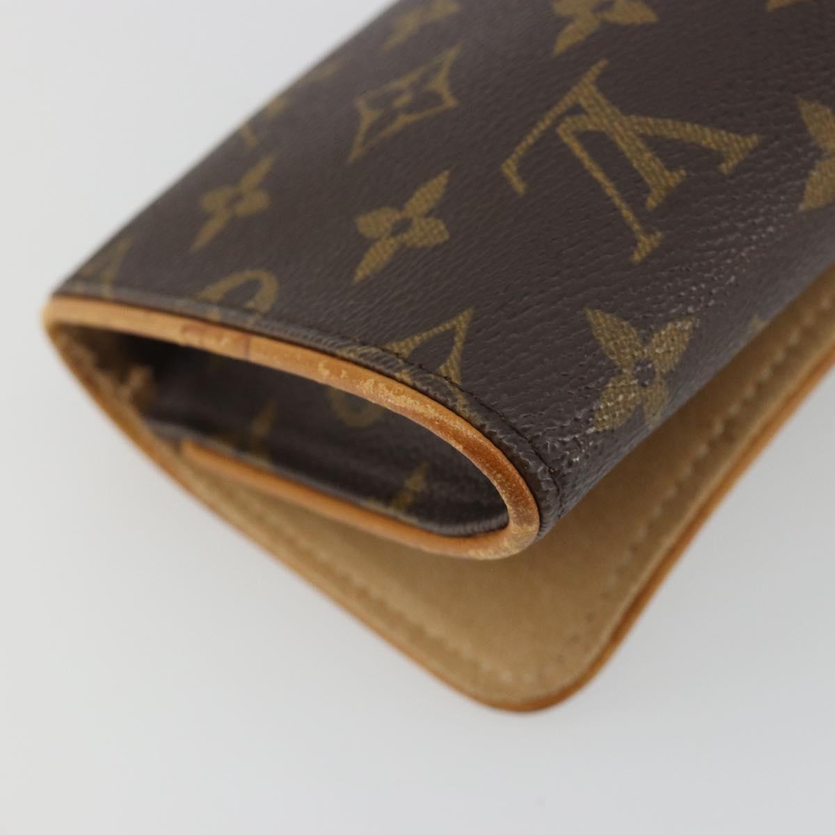 LOUIS VUITTON Monogram Pochette Twin GM Shoulder Bag M51852 LV Auth ep15180