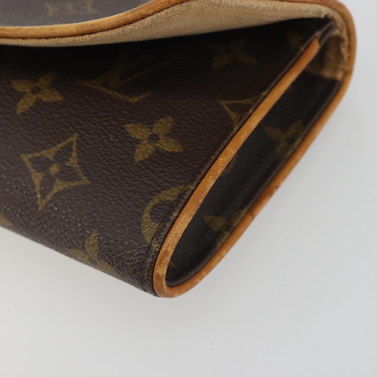 LOUIS VUITTON Monogram Pochette Twin GM Shoulder Bag M51852 LV Auth ep15180