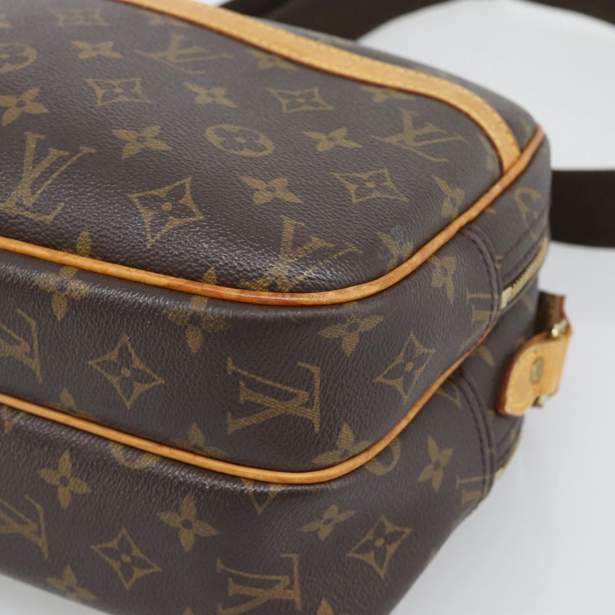 LOUIS VUITTON Monogram Reporter PM Shoulder Bag M45254 LV Auth ep15185