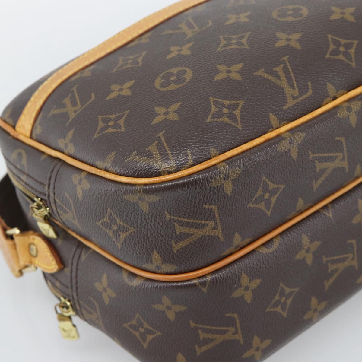LOUIS VUITTON Monogram Reporter PM Shoulder Bag M45254 LV Auth ep15185