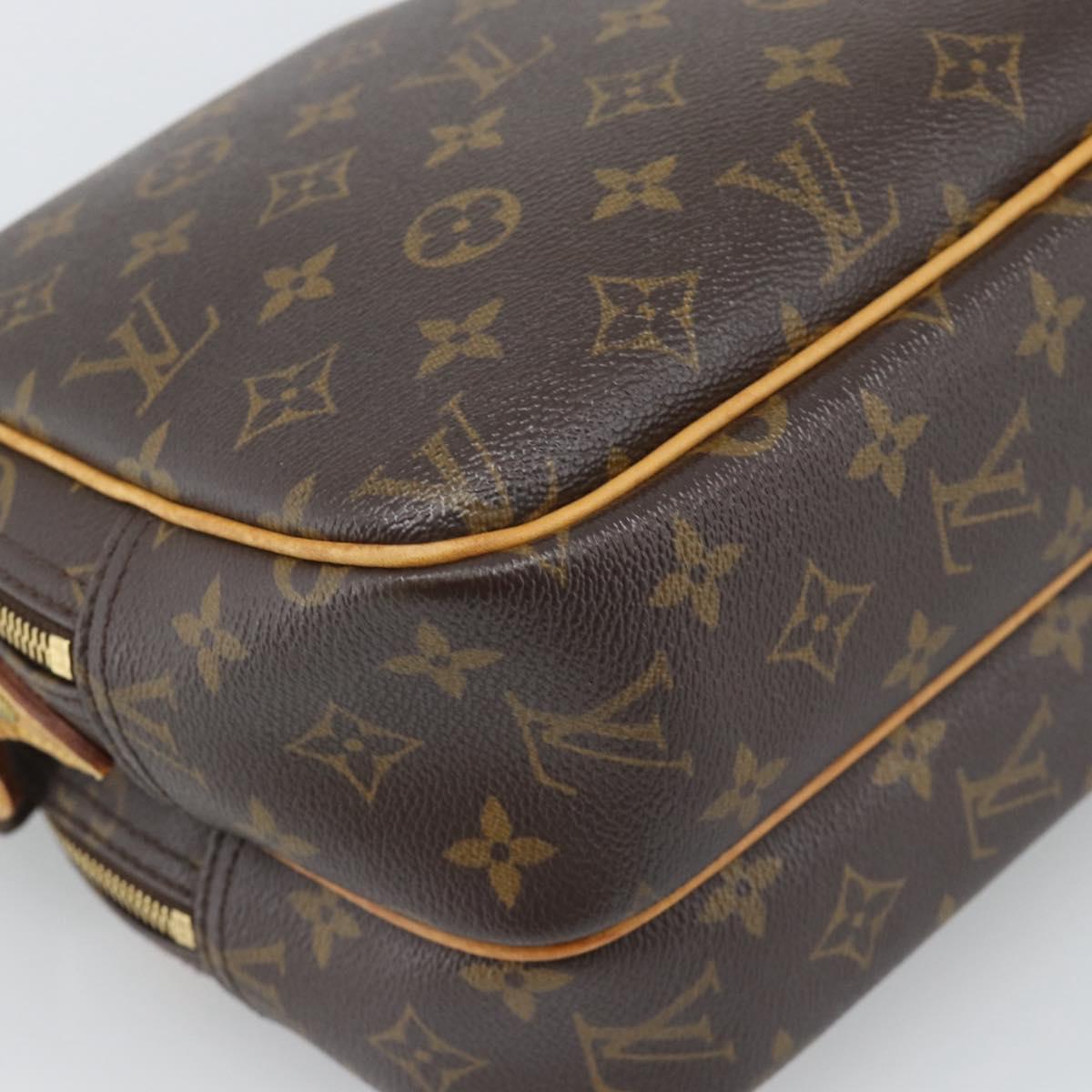 LOUIS VUITTON Monogram Reporter PM Shoulder Bag M45254 LV Auth ep15185