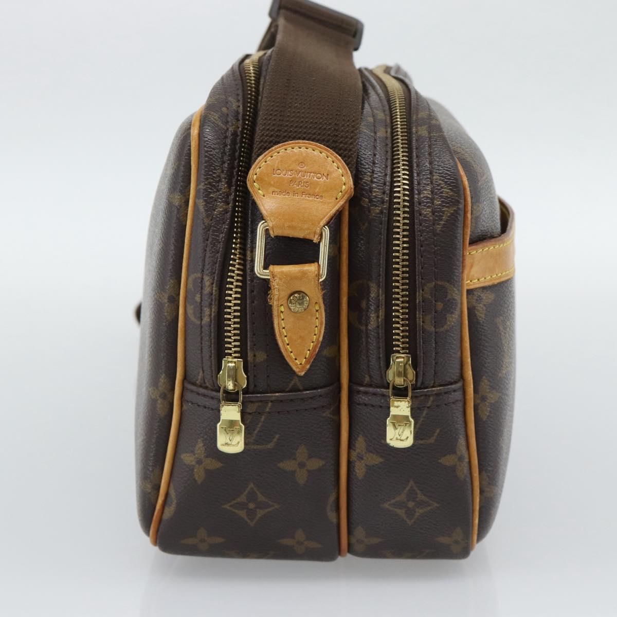 LOUIS VUITTON Monogram Reporter PM Shoulder Bag M45254 LV Auth ep15185