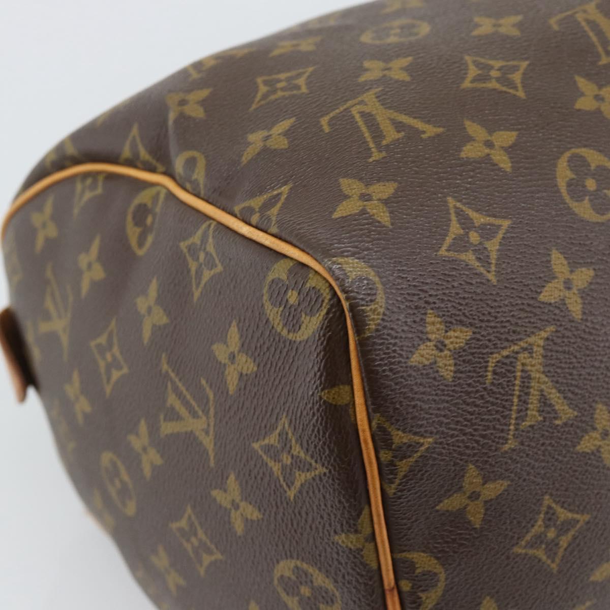 LOUIS VUITTON Monogram Speedy 30 Hand Bag M41526 LV Auth ep15187