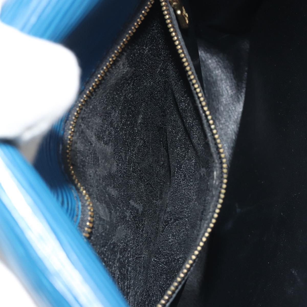 LOUIS VUITTON Epi Saint Cloud GM Shoulder Bag Blue M52195 LV Auth ep15188