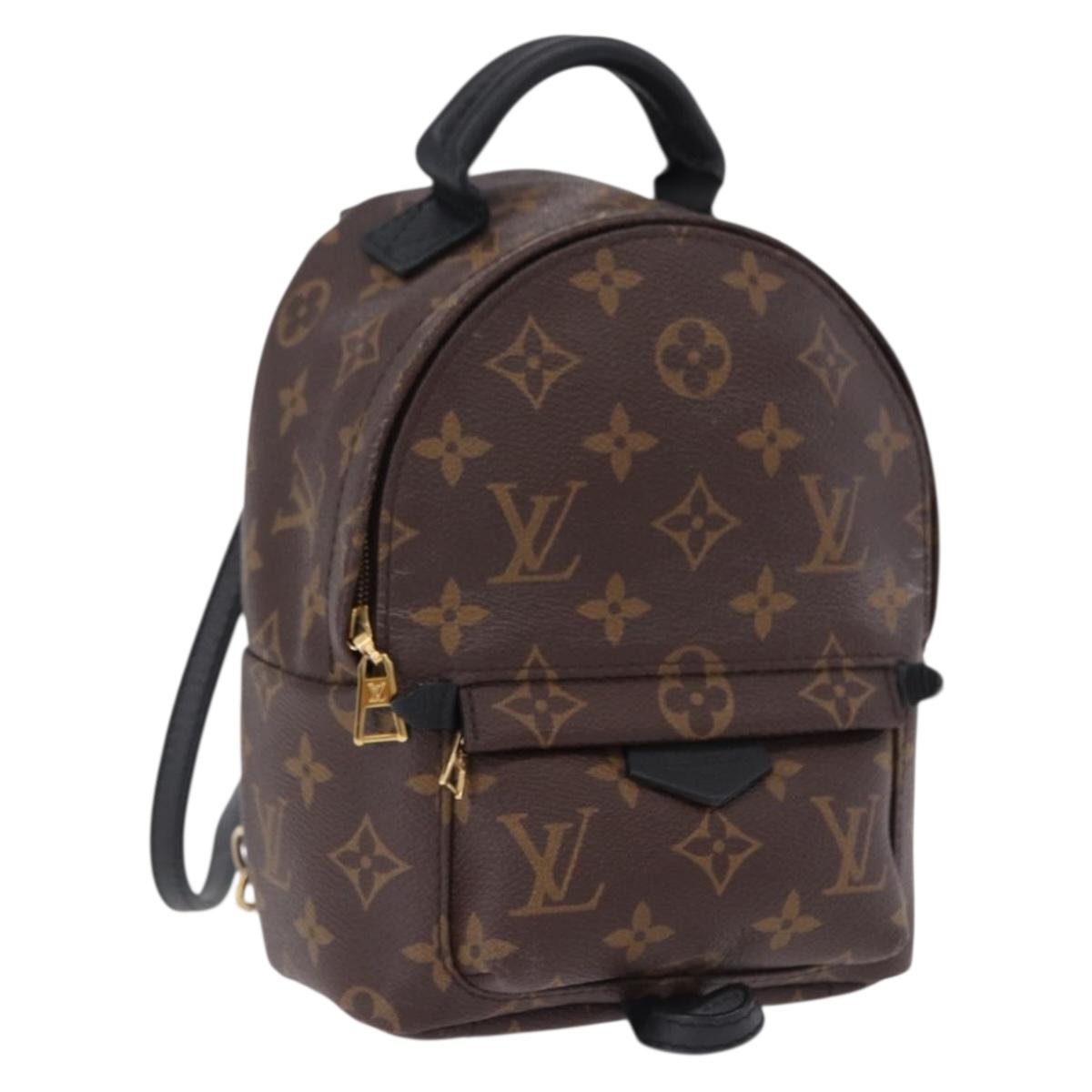 LOUIS VUITTON Monogram Palm Springs MINI Backpack M44873 LV Auth ep15194A