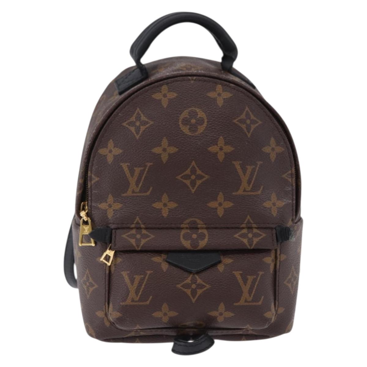 LOUIS VUITTON Monogram Palm Springs MINI Backpack M44873 LV Auth ep15194A