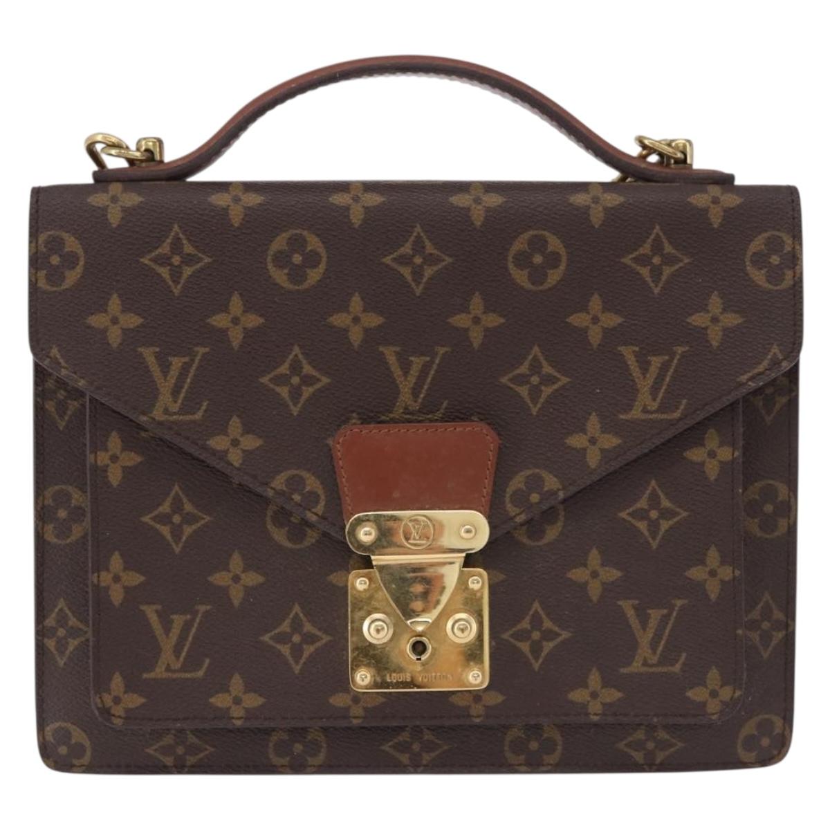 LOUIS VUITTON Monogram Monceau 26 Hand Bag 2way M51187 LV Auth ep15202