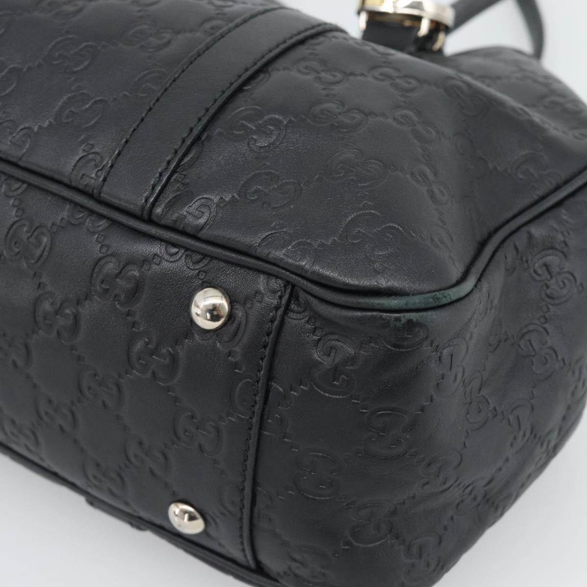 GUCCI GuccissimaGG Tote Bag Leather Black Gold 232957 Auth ep15205V