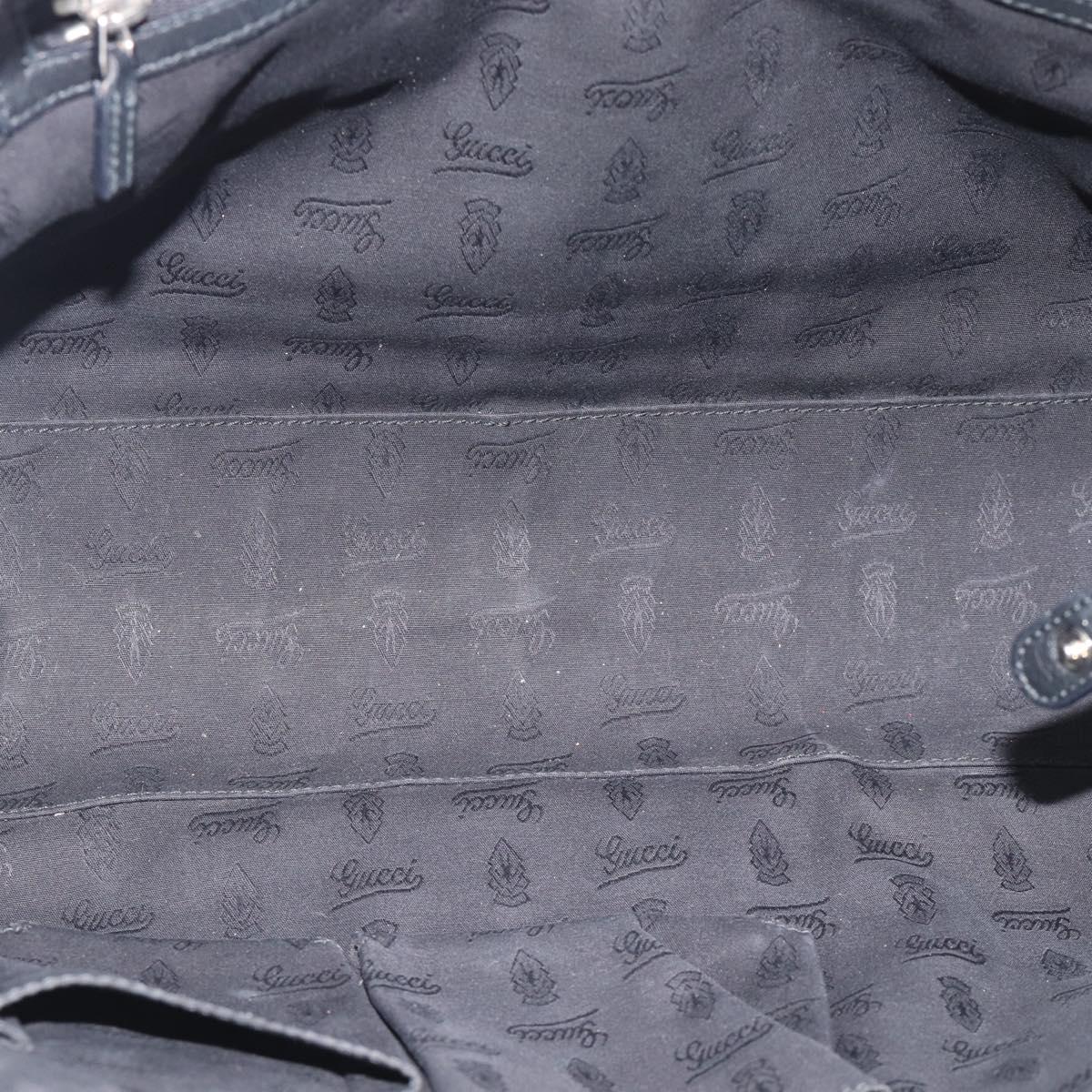 GUCCI GuccissimaGG Tote Bag Leather Black Gold 232957 Auth ep15205V