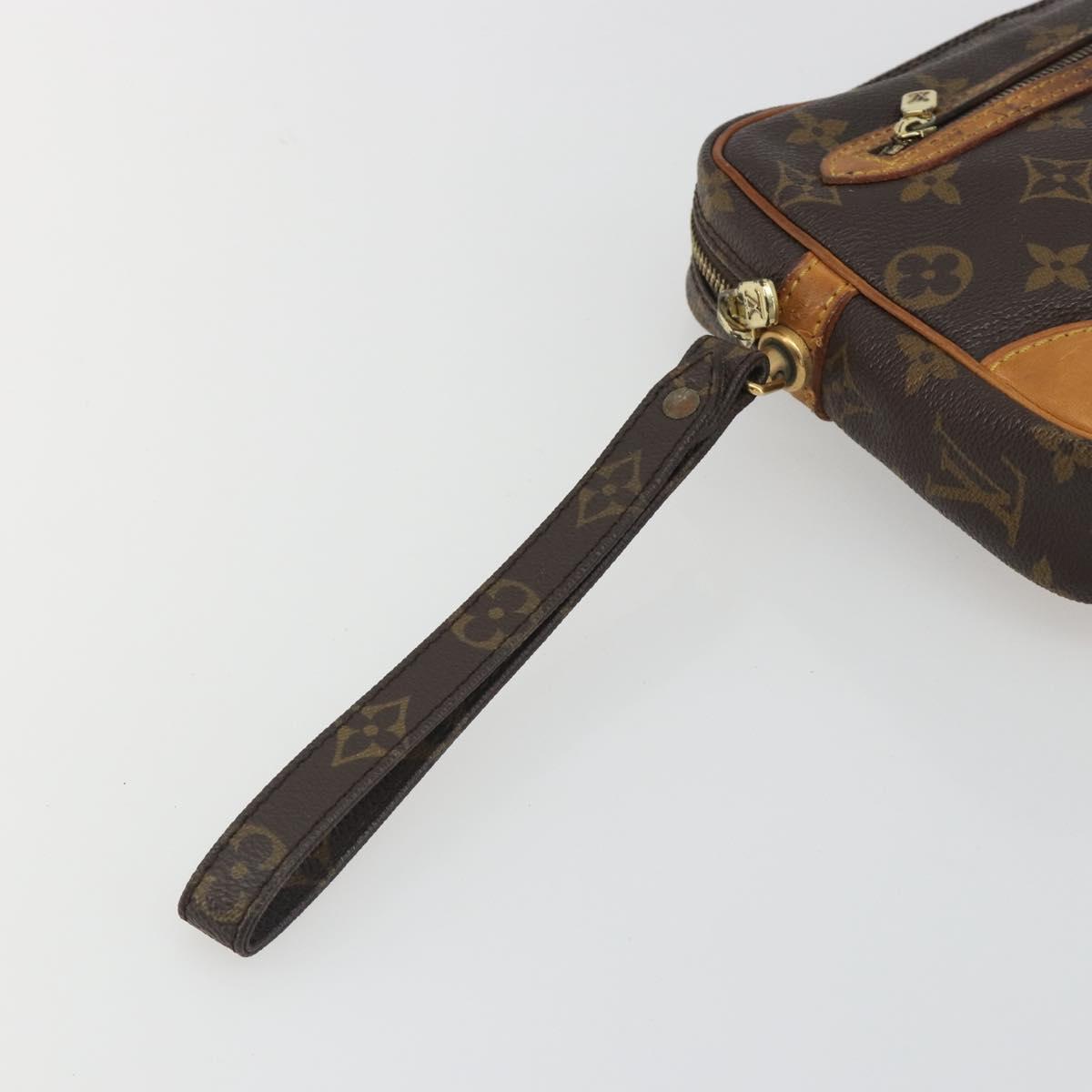 LOUIS VUITTON Monogram Marly Dragonne GM Clutch Bag M51825 LV Auth ep15213
