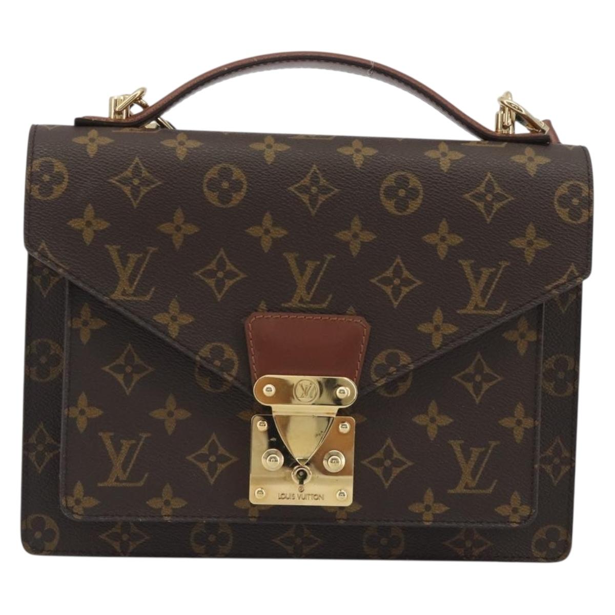 LOUIS VUITTON Monogram Monceau 26 Hand Bag 2way M51187 LV Auth ep15216
