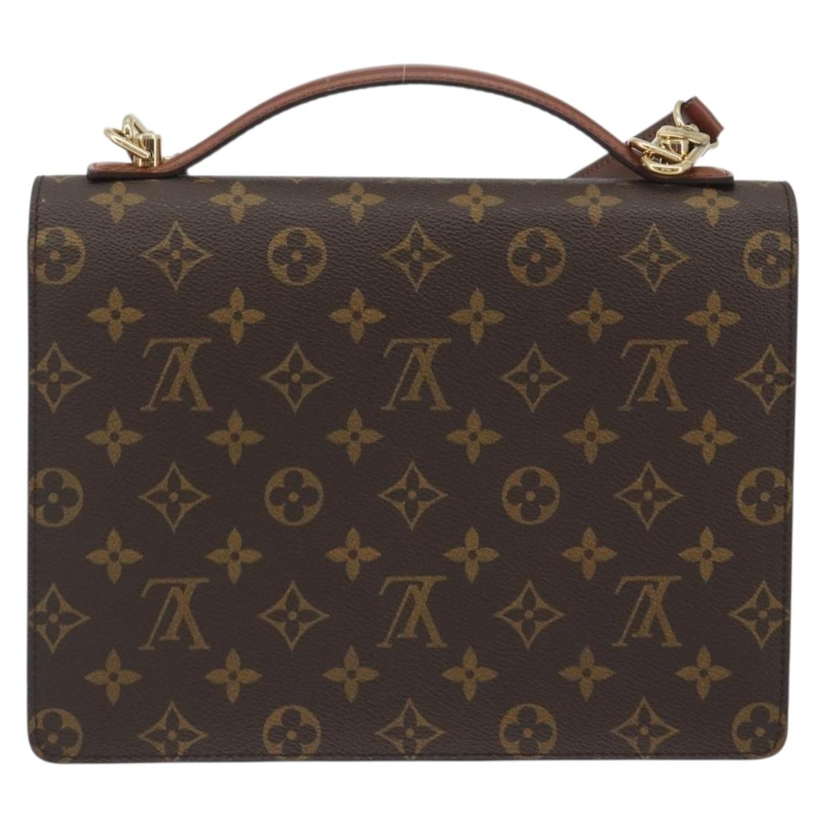 LOUIS VUITTON Monogram Monceau 26 Hand Bag 2way M51187 LV Auth ep15216