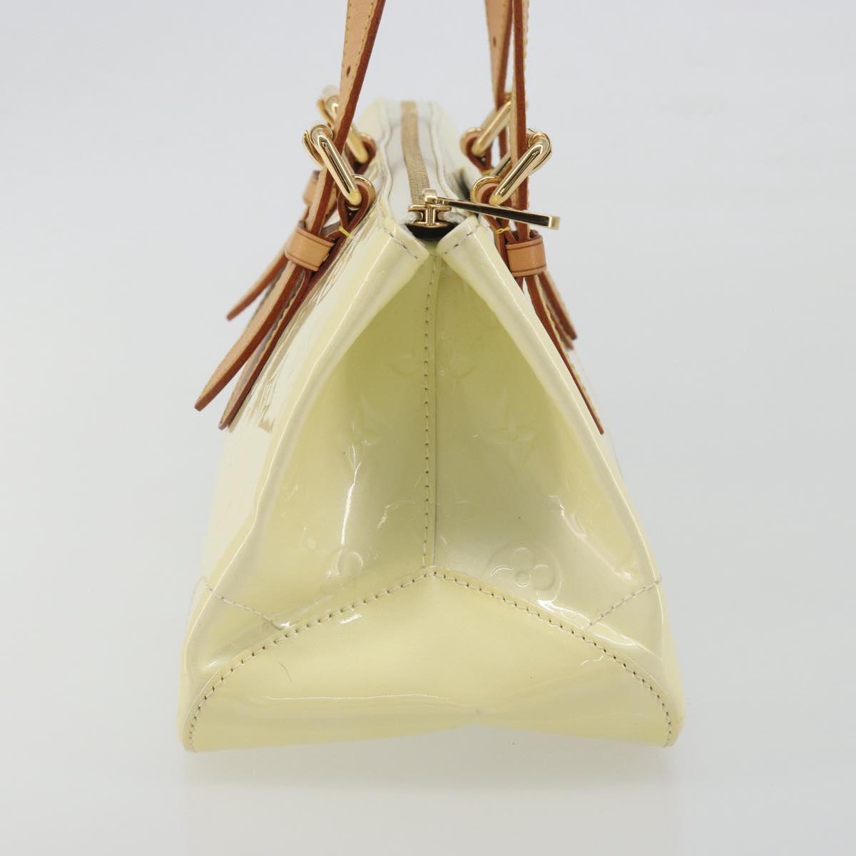 LOUIS VUITTON Monogram Vernis Rosewood Avenue Hand Bag Perle M93508 Auth ep15223
