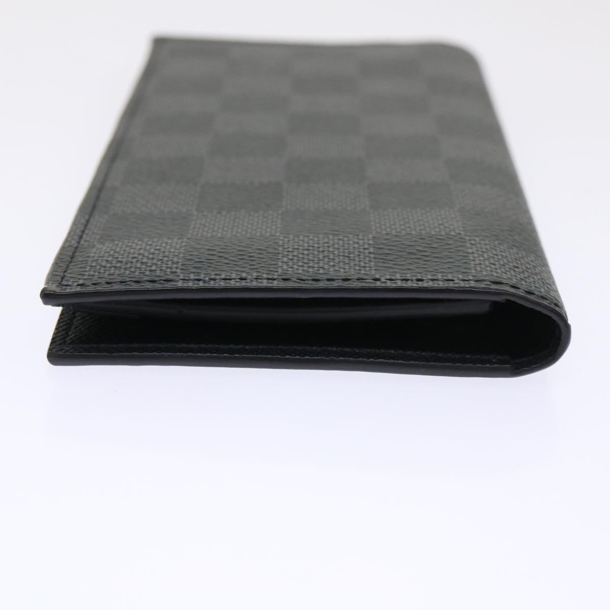 LOUIS VUITTON Damier Graphite Portefeuille Alexander NM N64414 LV Auth ep1523