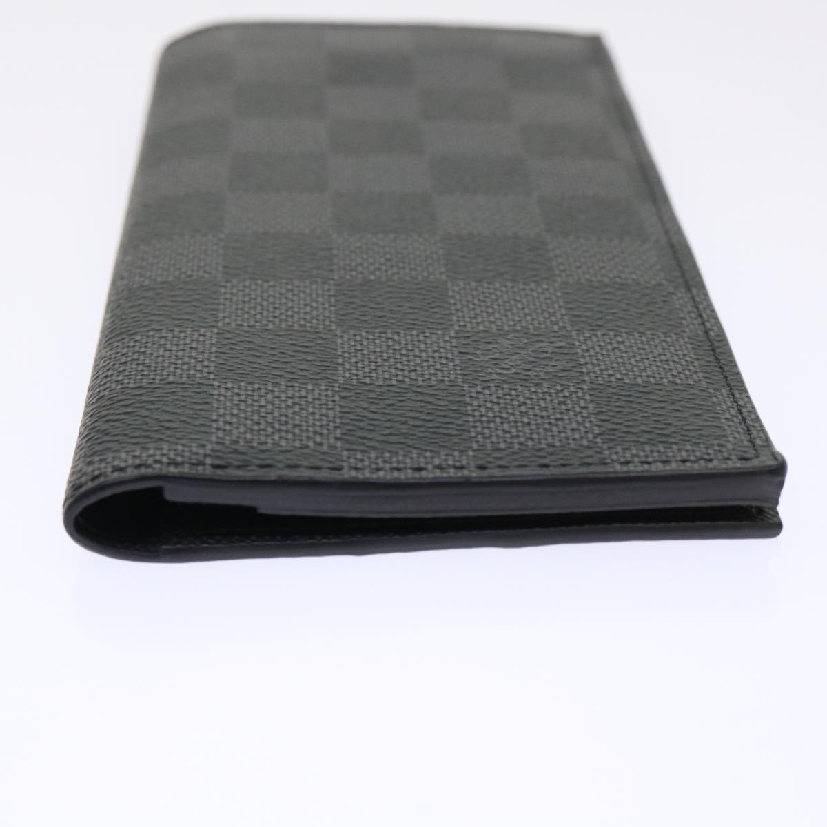 LOUIS VUITTON Damier Graphite Portefeuille Alexander NM N64414 LV Auth ep1523