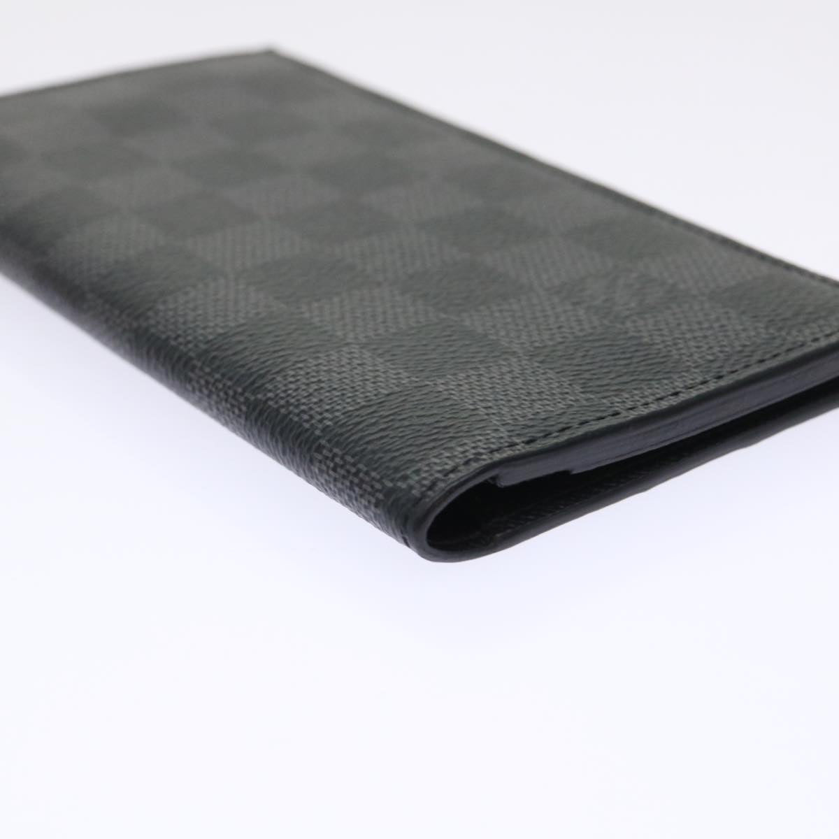 LOUIS VUITTON Damier Graphite Portefeuille Alexander NM N64414 LV Auth ep1523