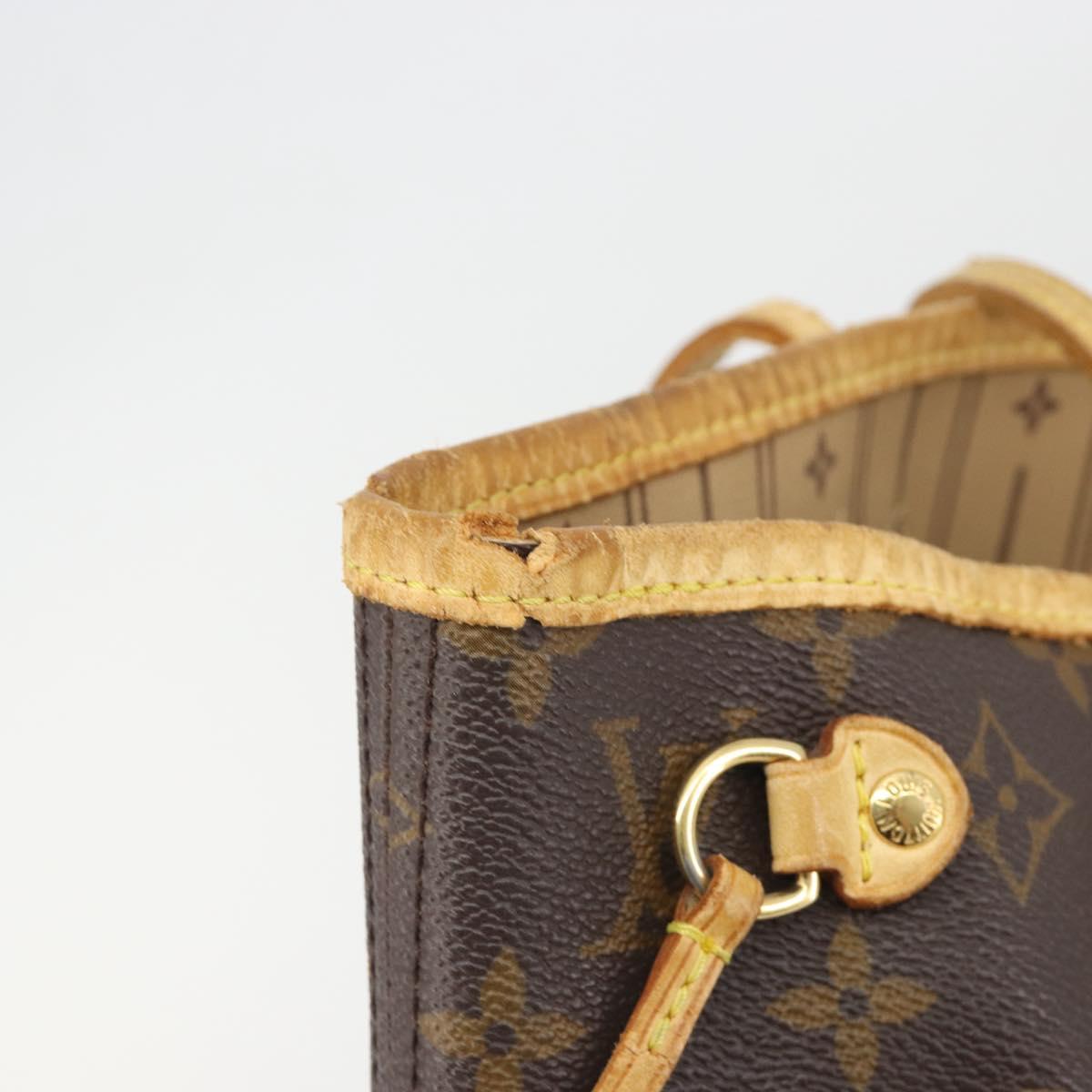 LOUIS VUITTON Monogram Neverfull PM Tote Bag M40155 LV Auth ep15233