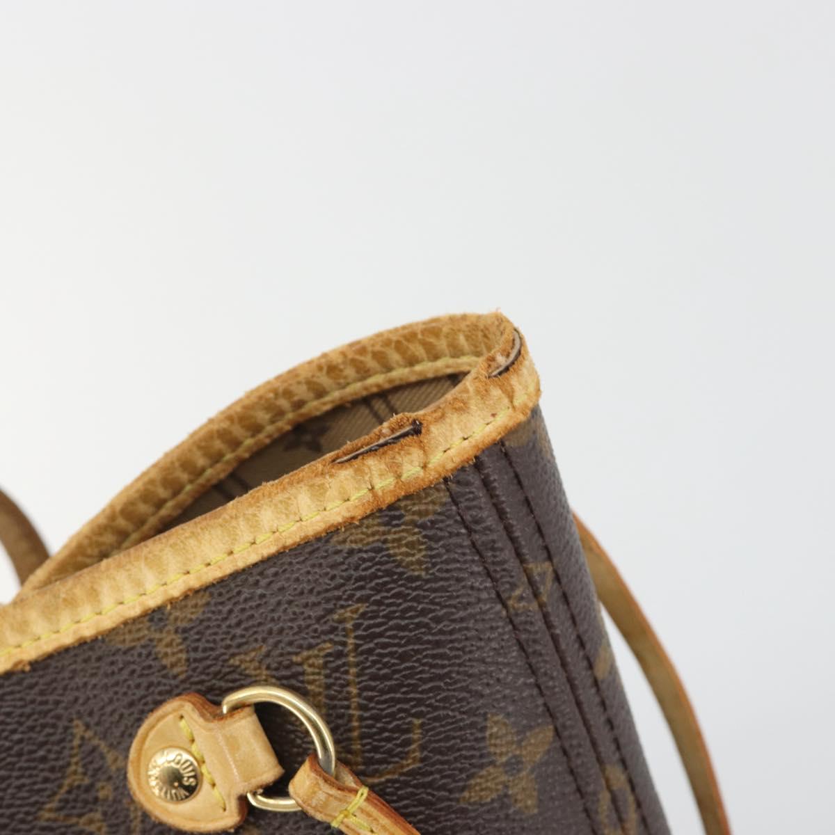 LOUIS VUITTON Monogram Neverfull PM Tote Bag M40155 LV Auth ep15233