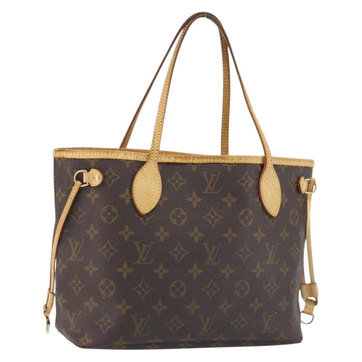LOUIS VUITTON Monogram Neverfull PM Tote Bag M40155 LV Auth ep15233