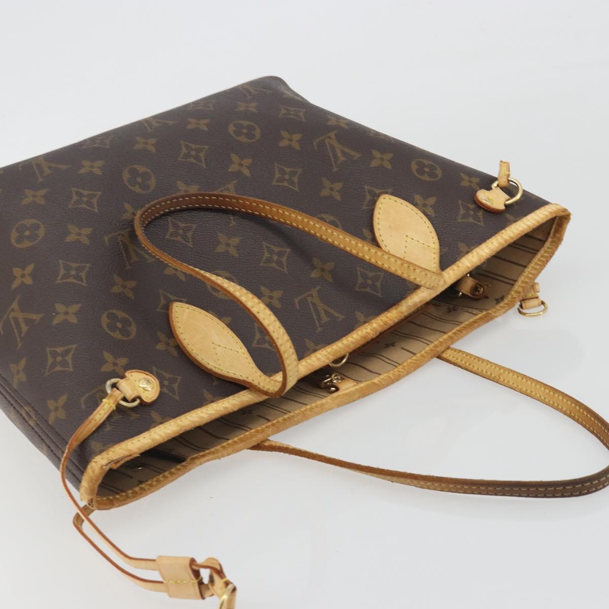 LOUIS VUITTON Monogram Neverfull PM Tote Bag M40155 LV Auth ep15233