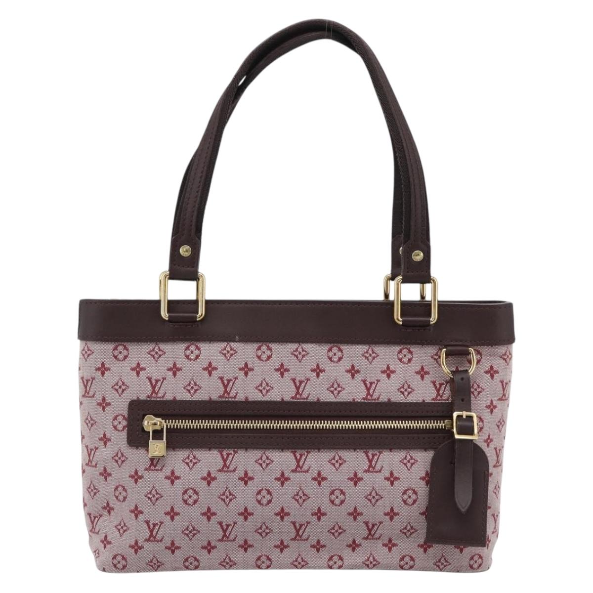 LOUIS VUITTON Monogram Mini Lucille PM Hand Bag Red M92678 LV Auth ep15236A
