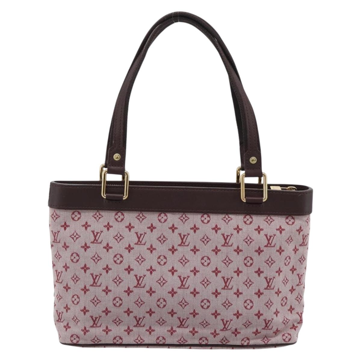 LOUIS VUITTON Monogram Mini Lucille PM Hand Bag Red M92678 LV Auth ep15236A