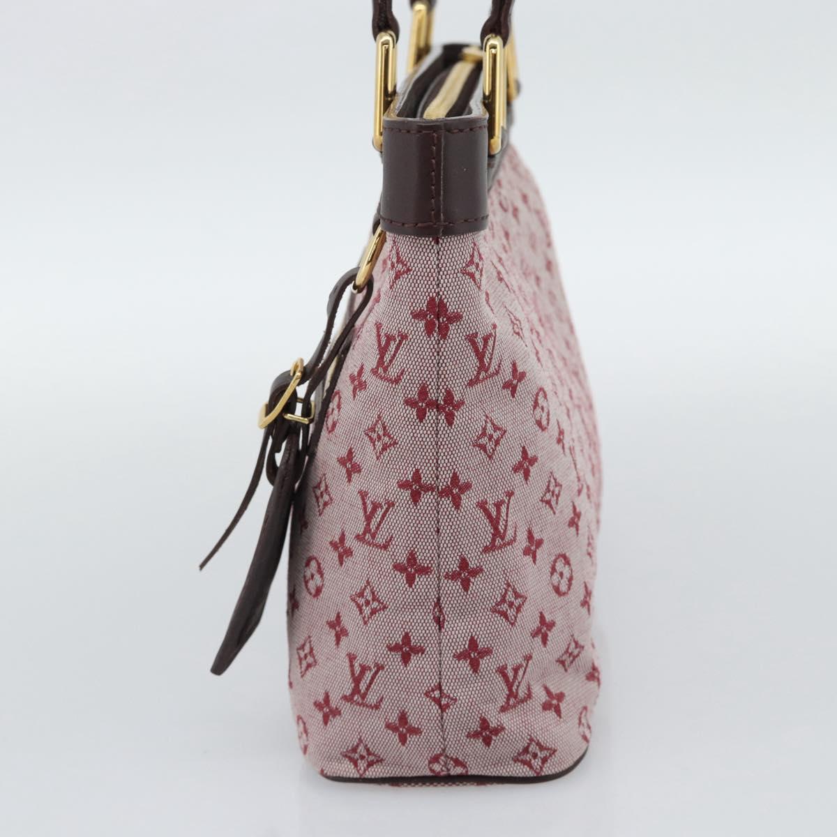 LOUIS VUITTON Monogram Mini Lucille PM Hand Bag Red M92678 LV Auth ep15236A