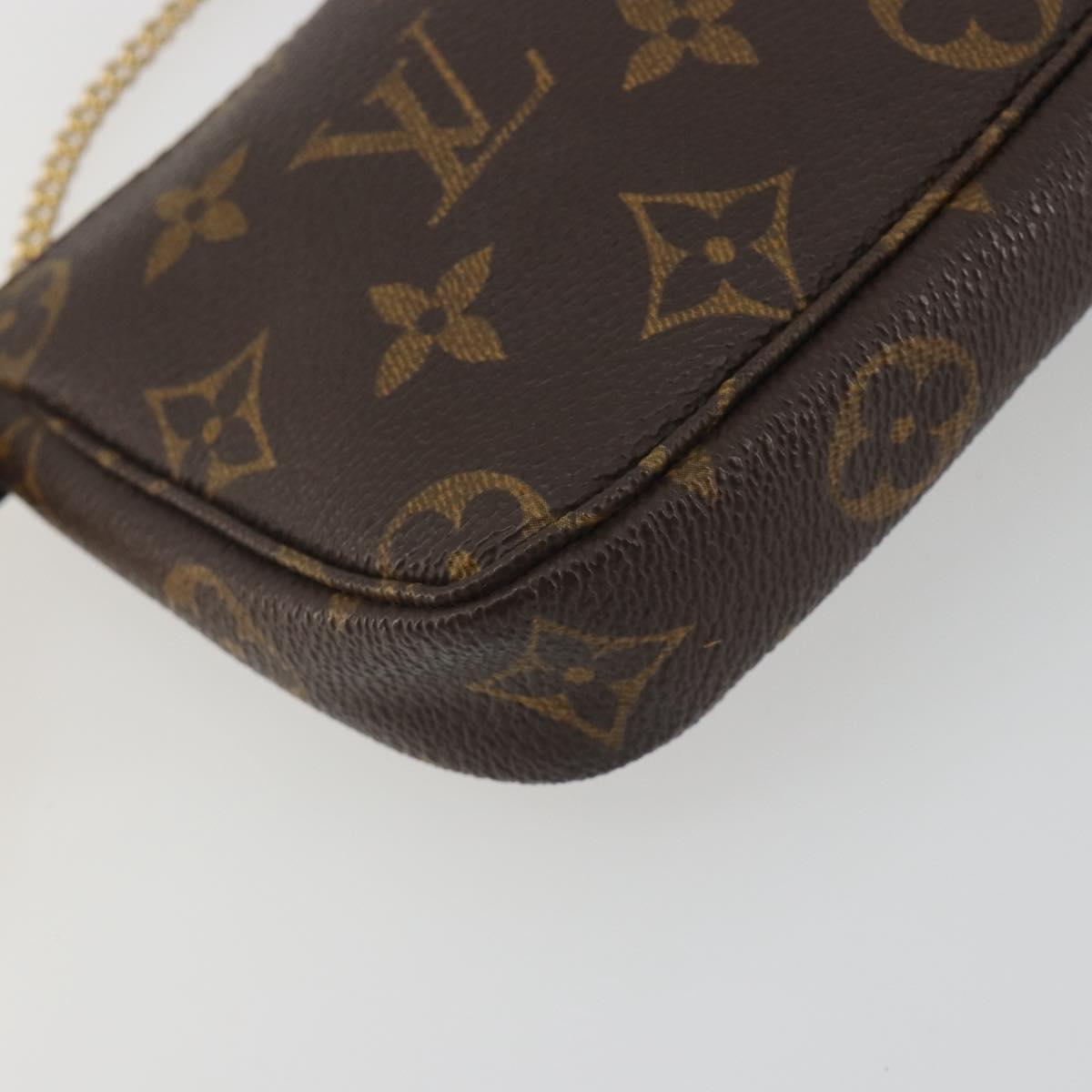 LOUIS VUITTON Monogram Mini Pochette Accessoires Pouch M58009 LV Auth ep15240A