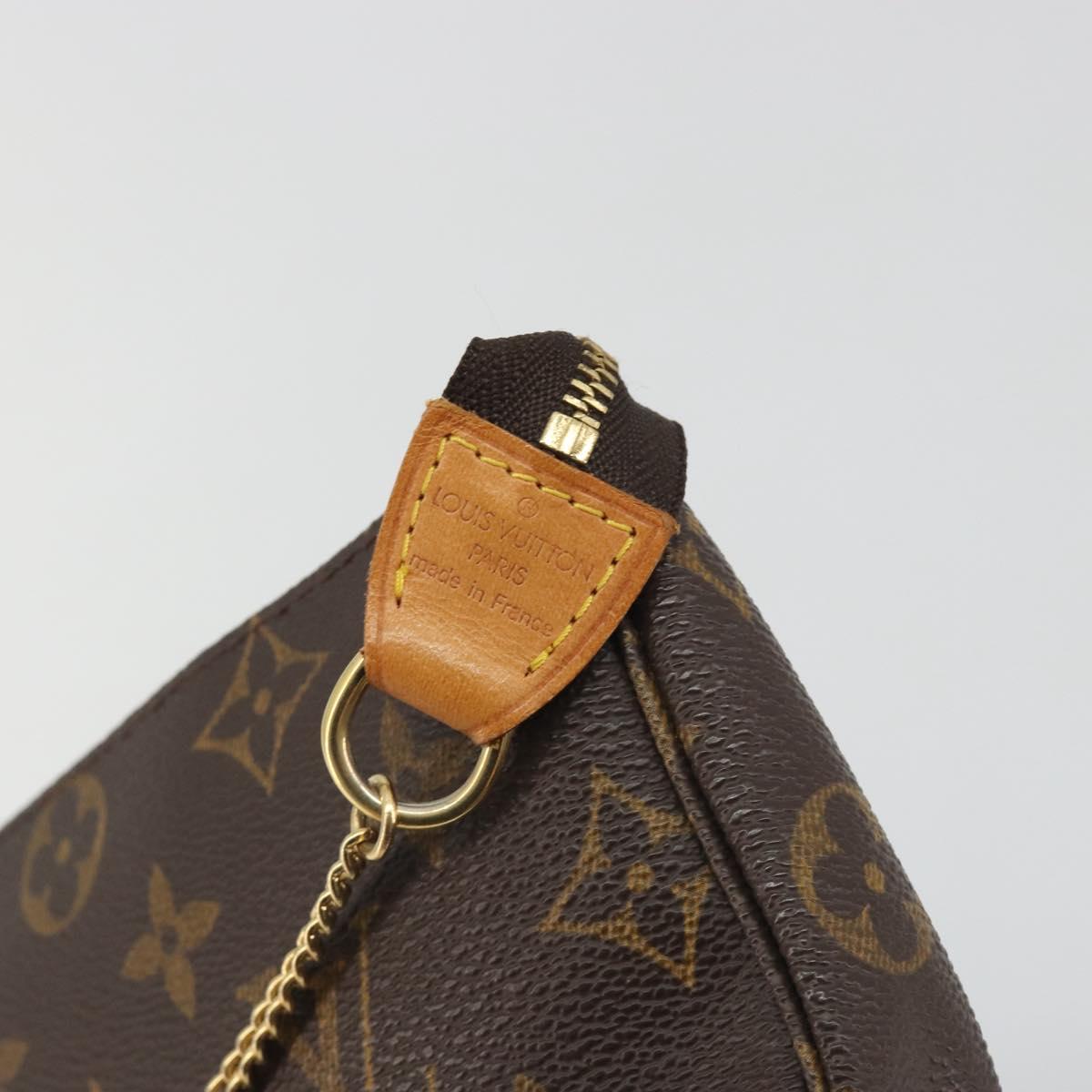 LOUIS VUITTON Monogram Mini Pochette Accessoires Pouch M58009 LV Auth ep15240A
