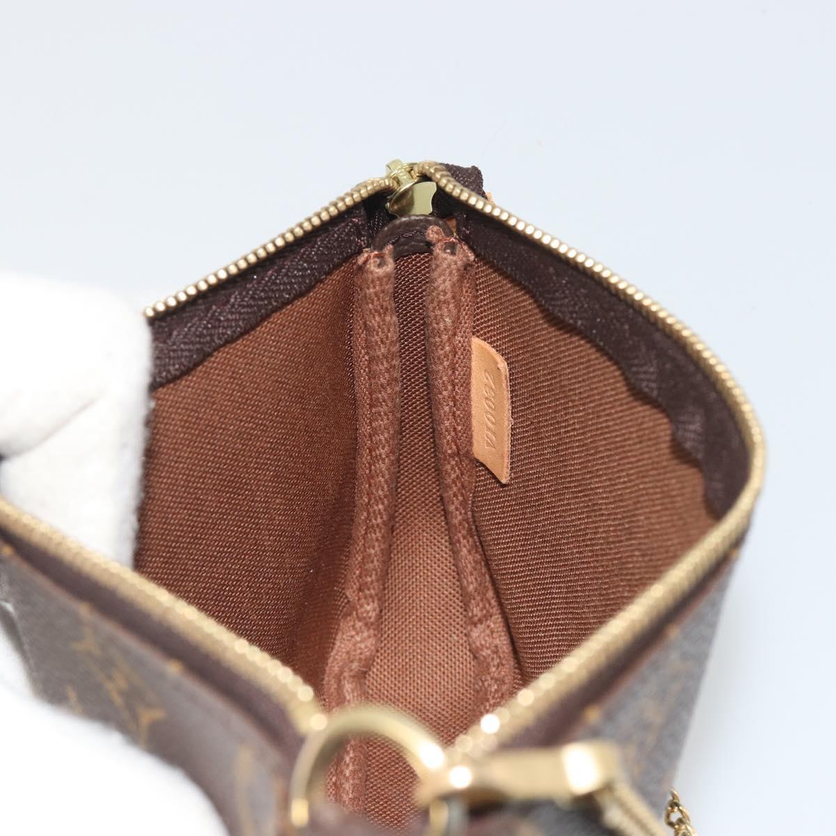 LOUIS VUITTON Monogram Mini Pochette Accessoires Pouch M58009 LV Auth ep15240A