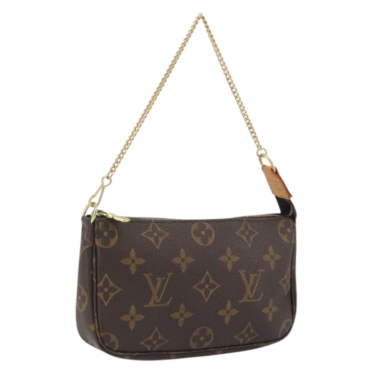 LOUIS VUITTON Monogram Mini Pochette Accessoires Pouch M58009 LV Auth ep15240A