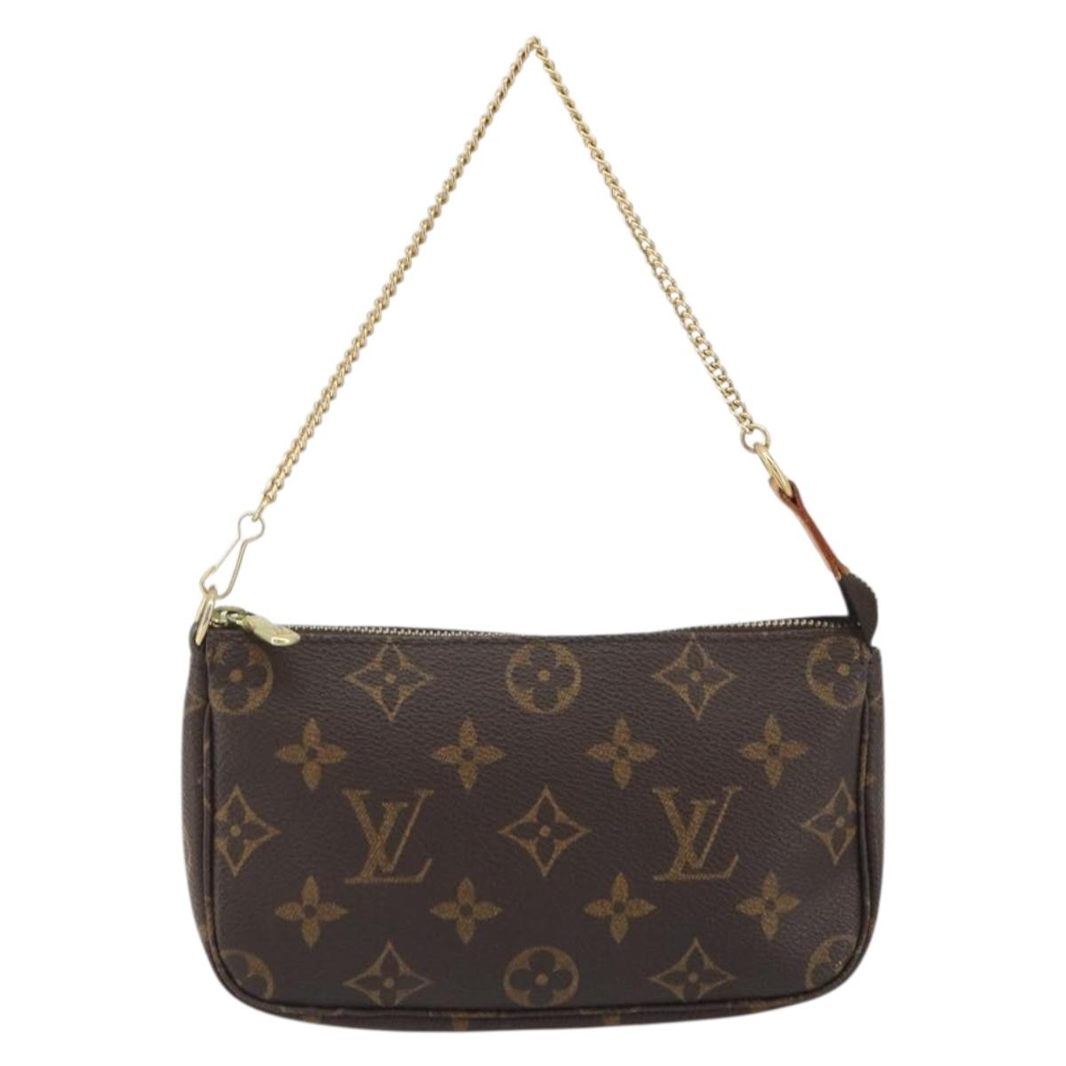 LOUIS VUITTON Monogram Mini Pochette Accessoires Pouch M58009 LV Auth ep15240A