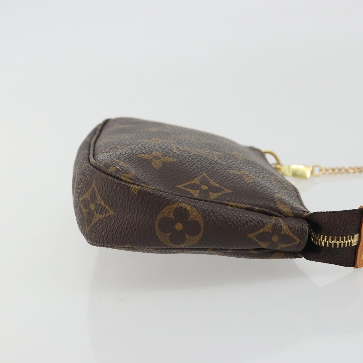 LOUIS VUITTON Monogram Mini Pochette Accessoires Pouch M58009 LV Auth ep15240A