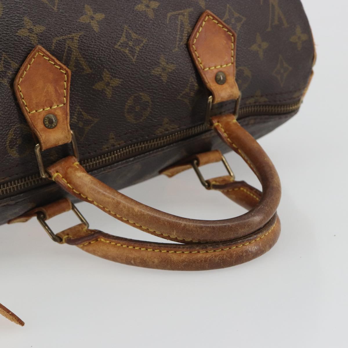 LOUIS VUITTON Monogram Speedy 30 Hand Bag M41526 LV Auth ep15249