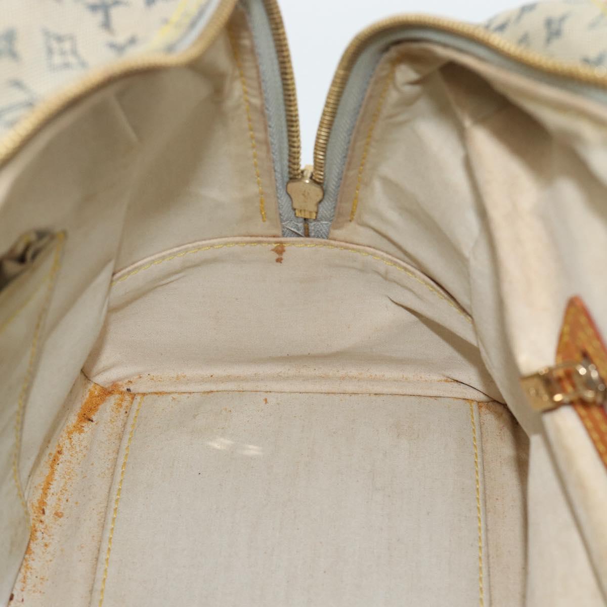 LOUIS VUITTON Monogram Mini Marie Hand Bag Blue M92003 LV Auth ep15252