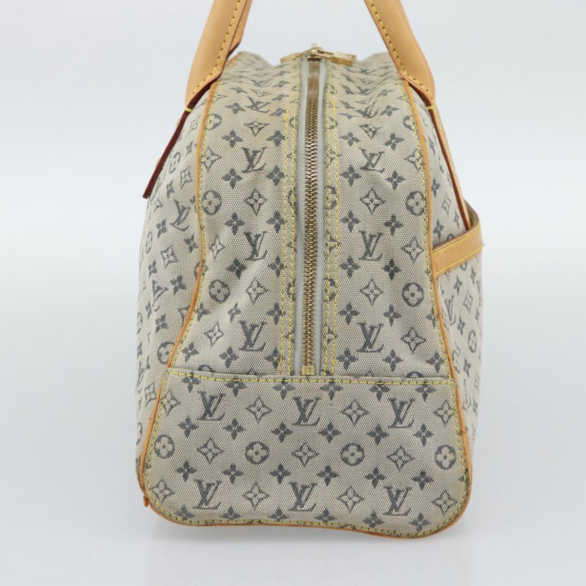 LOUIS VUITTON Monogram Mini Marie Hand Bag Blue M92003 LV Auth ep15252