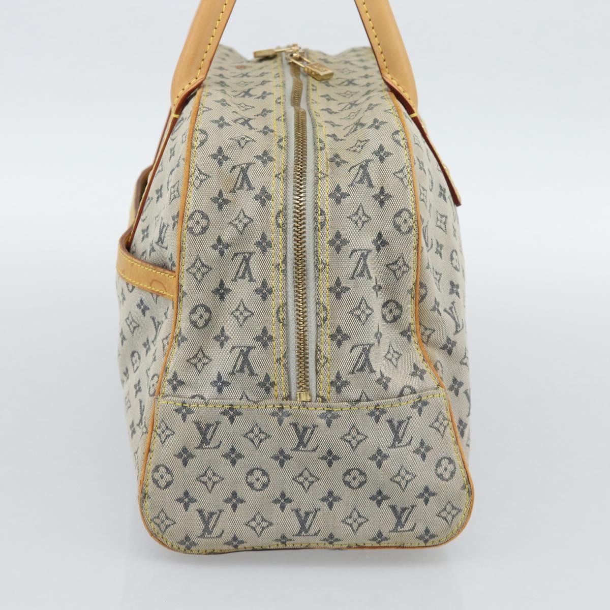 LOUIS VUITTON Monogram Mini Marie Hand Bag Blue M92003 LV Auth ep15252