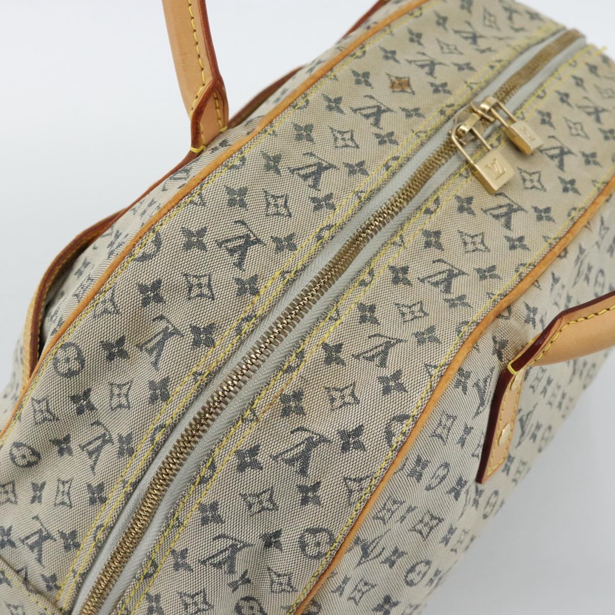 LOUIS VUITTON Monogram Mini Marie Hand Bag Blue M92003 LV Auth ep15252