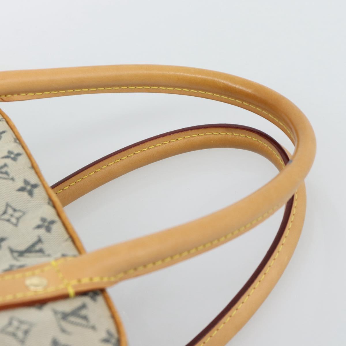 LOUIS VUITTON Monogram Mini Marie Hand Bag Blue M92003 LV Auth ep15252