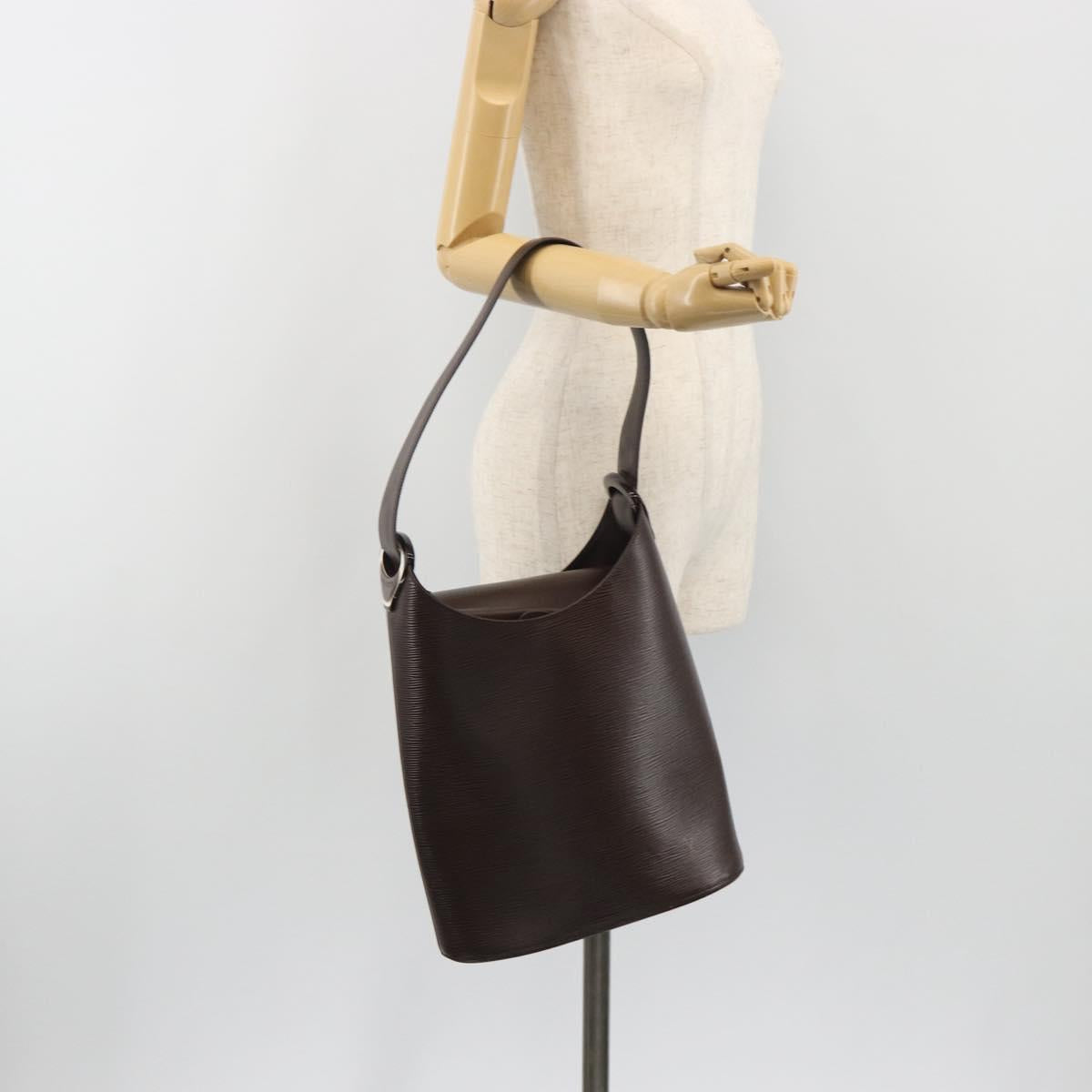 LOUIS VUITTON Epi Verseau Shoulder Bag Brown Mocha M5281D LV Auth ep15261V