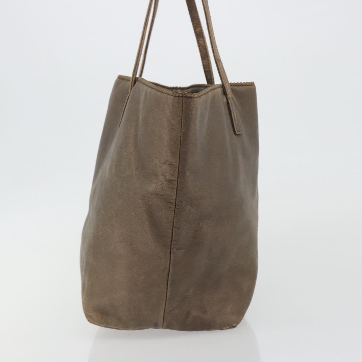 LOEWE Tote Bag Leather Brown Auth ep15264