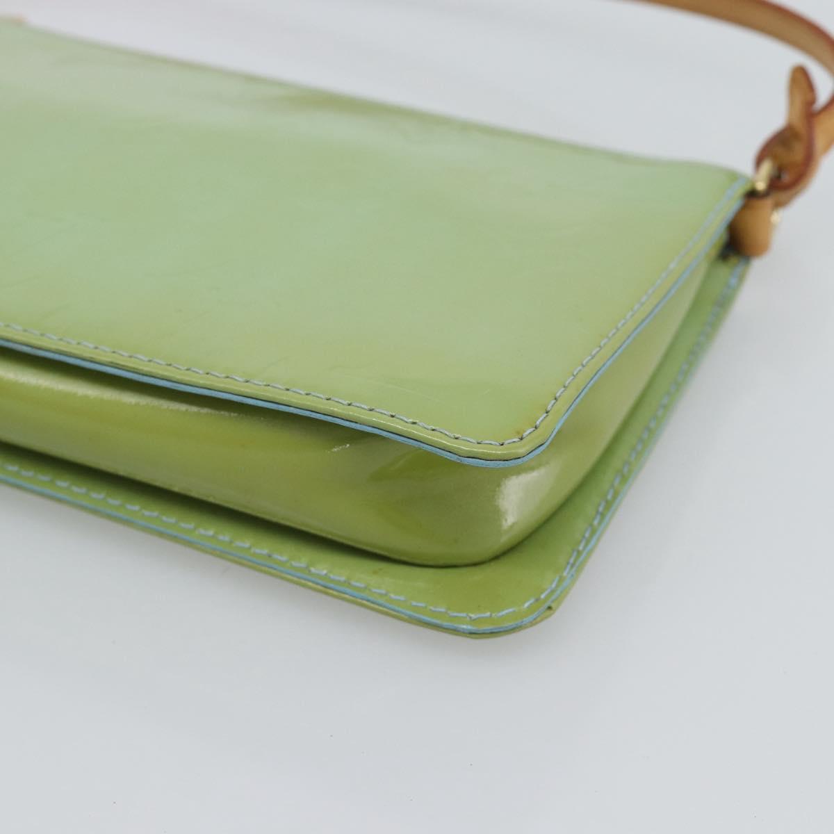 LOUIS VUITTON Monogram Vernis Lexington Accessory Pouch Blue M91011 Auth ep15271