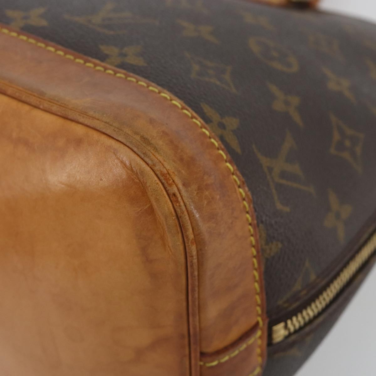 LOUIS VUITTON Monogram Alma Hand Bag M51130 LV Auth ep15280